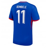 Fotbalové Dres Francie Ousmane Dembele #11 Domácí ME 2024 Krátký Rukáv